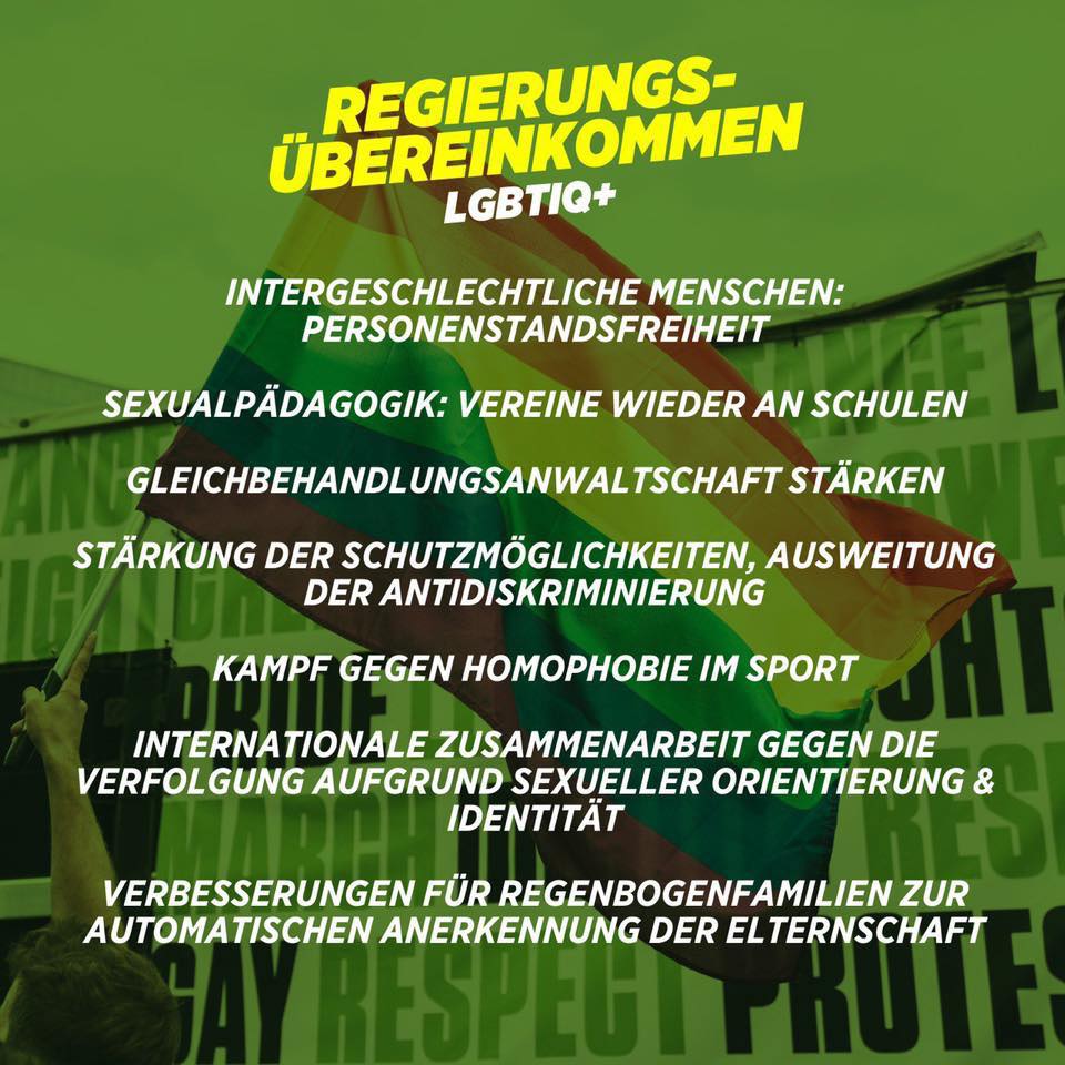Regierungsprogramm LGBTIQ
